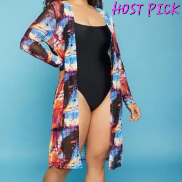 eye candy Other - Mesh duster/cover up